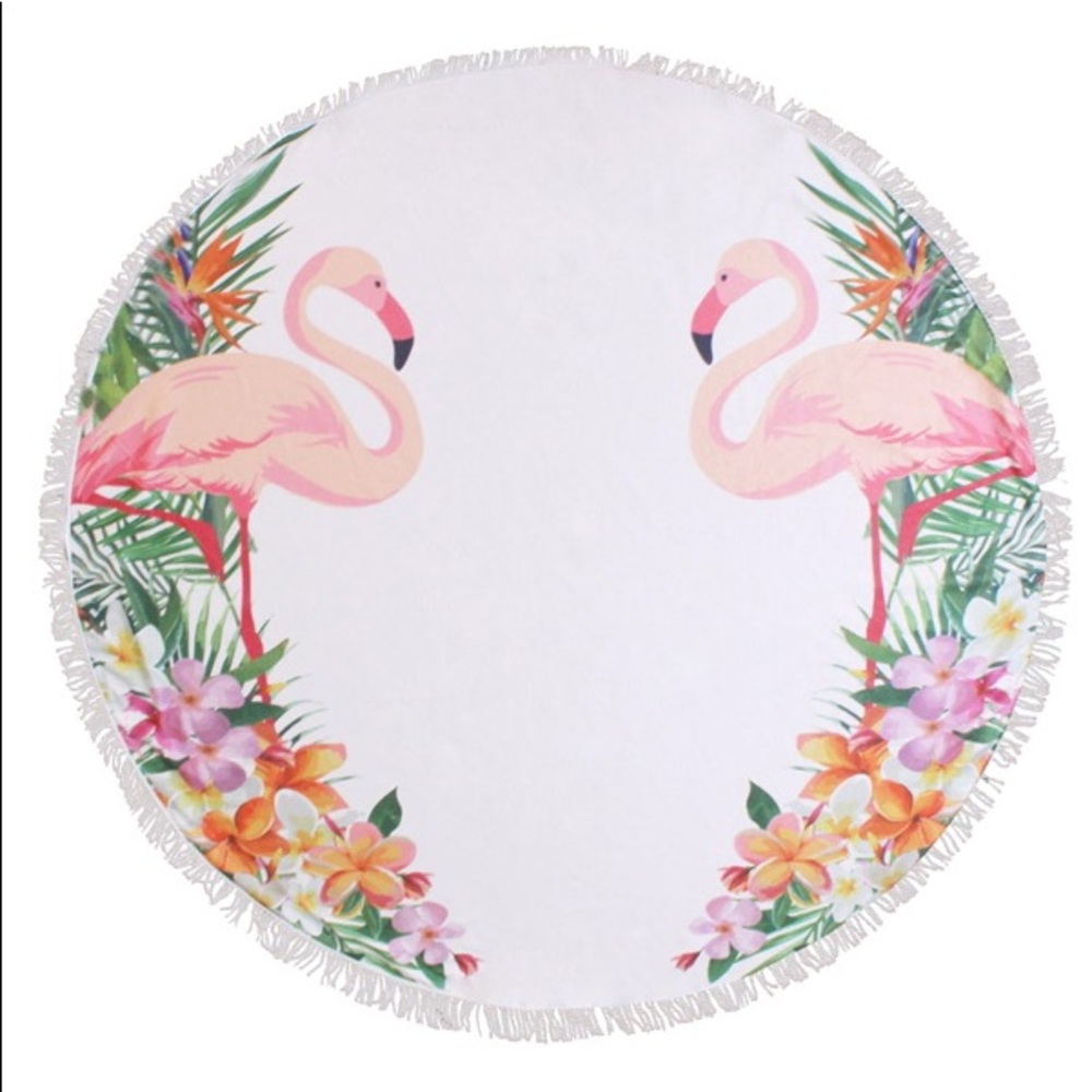 “Flamingo” round towel